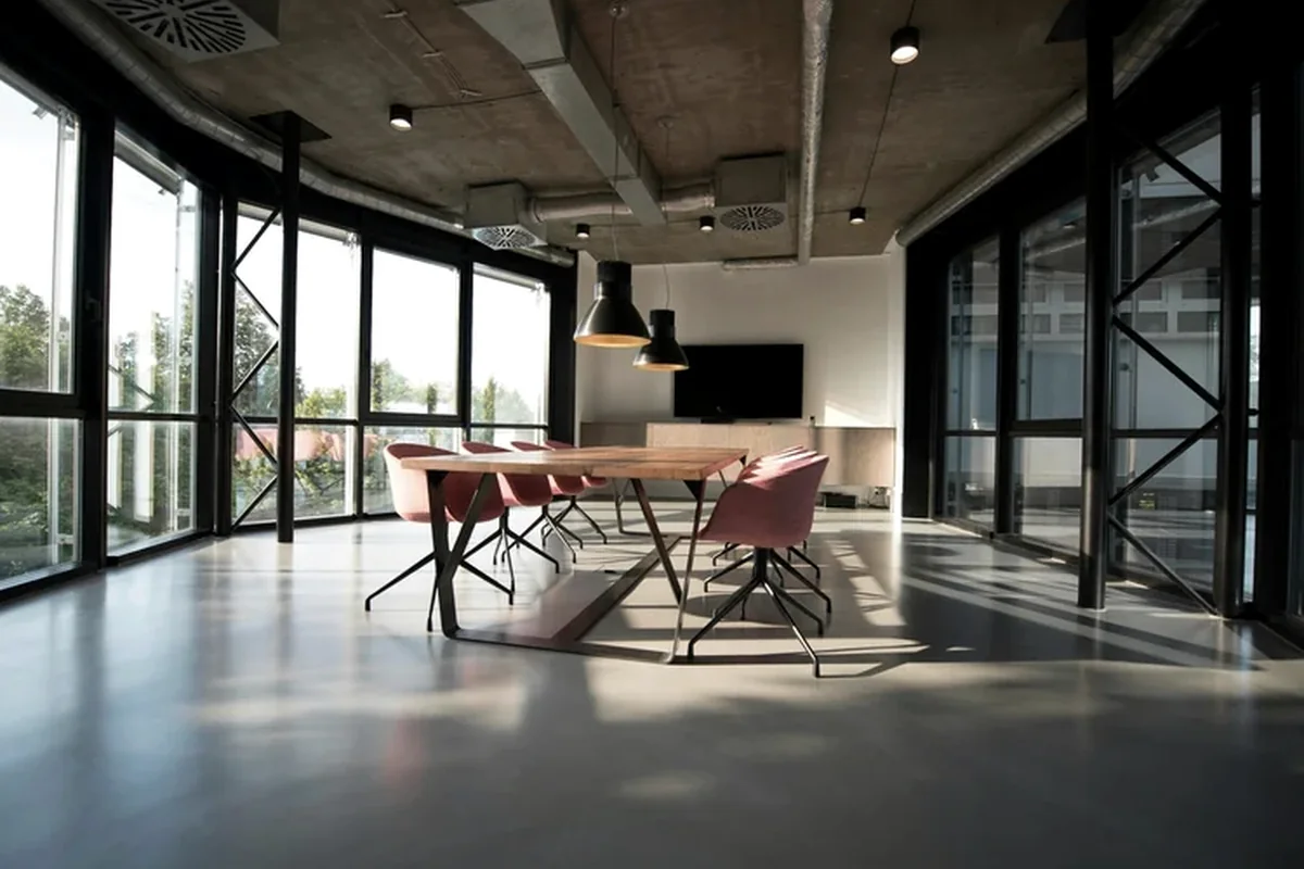 Modern, calm consultation room